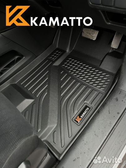 3D ковры в салон Kamatto Mitsubishi Outlander 2012