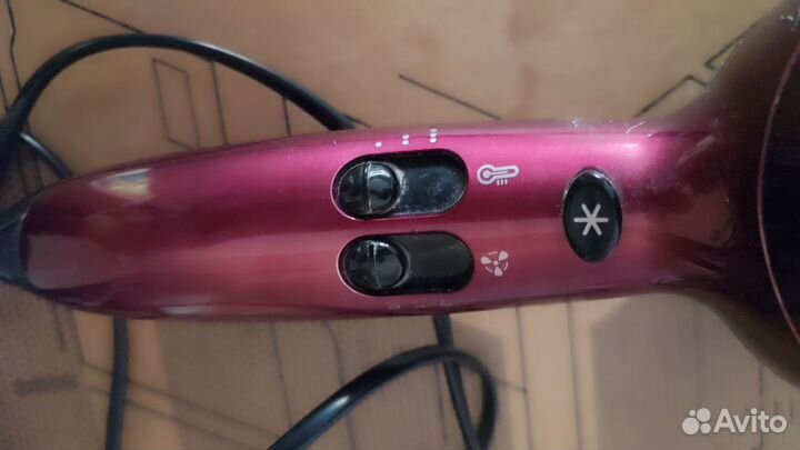 Фен для сушки волос бу