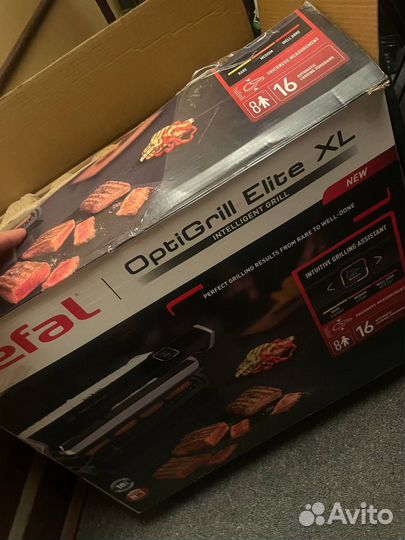 Отличный гриль Tefal OptiGrill Elite XL GC760D30