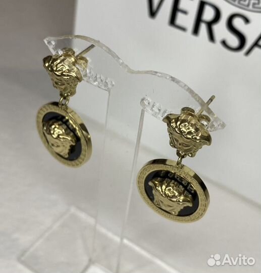 Серьги versace