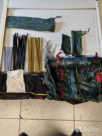 Палатка туристическая 4 местная с тамбуром