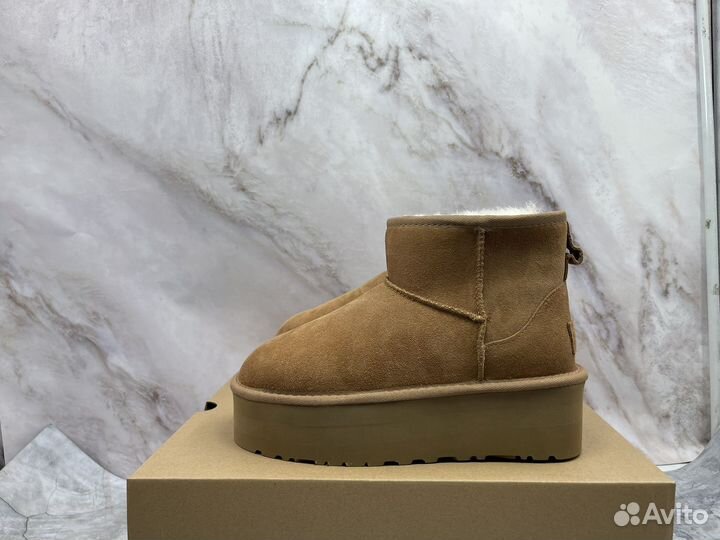 Угги Женские Ugg Ultra Mini Platform Chestnut