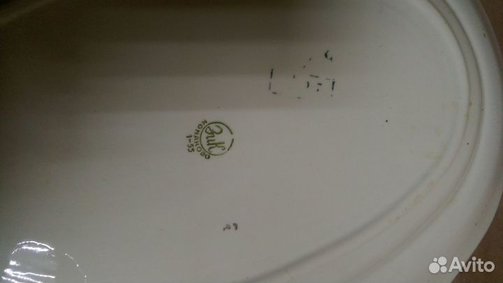 Блюдо винтаж, Конаково, зик