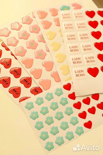 Объемные стикеры с Вашим дизайном