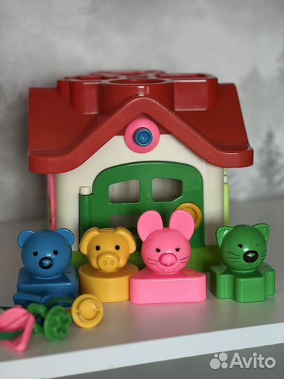 Домик сортер, большая пирамидка