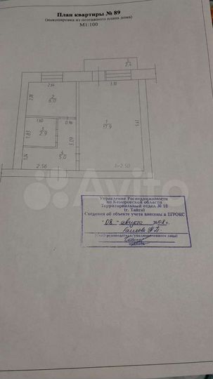 1-к. квартира, 31,8 м², 5/5 эт.