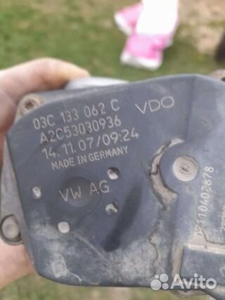 Дросельная заслонка на skoda octavia a5 оригинал