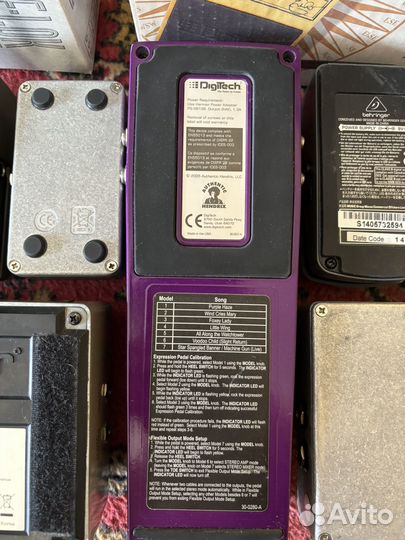 Гитарные педали ehx digitech ibanez usa