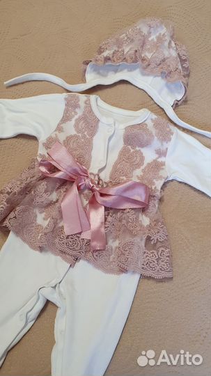 Костюм на выписку для девочки