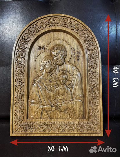 Резные иконы из дерева