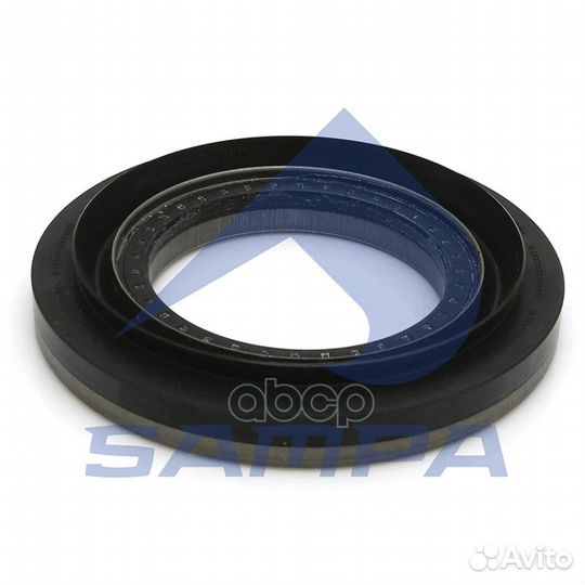 Сальник хвостовика FKM, 85x150x16.3/24 MAN