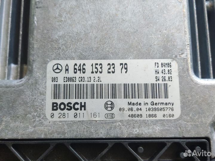 Блок управления двигателем W211 2.2 CDI