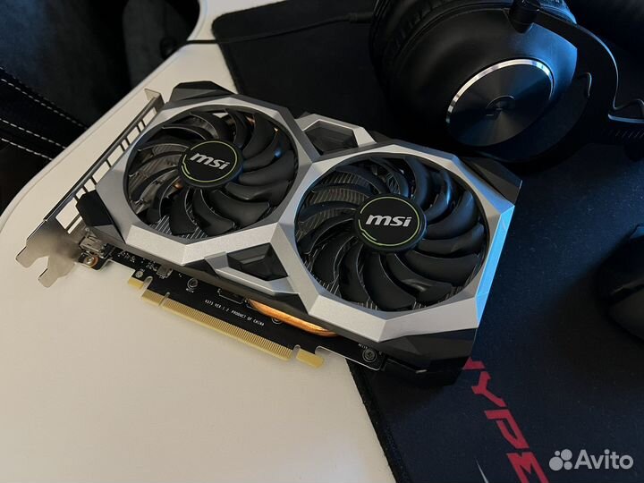 Видеокарта MSI GTX 1660 Ti Ventus XS OC 6GB