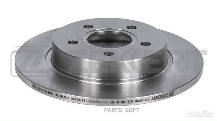 Диск торм. задн. Ford Focus III 10- zekkert BS5630