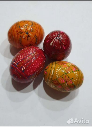 Яйцо деревянное ручная роспись