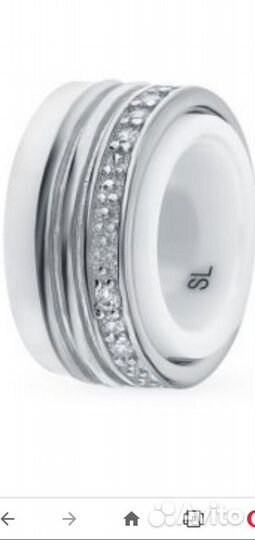 Серебряная подвеска sl, кольца, цепочка, браслет