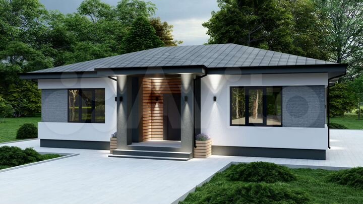 Дом 97 м² на участке 6 сот.