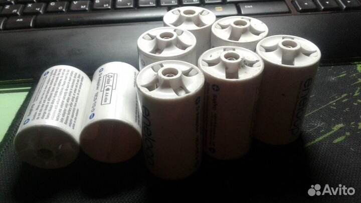 Адаптеры для аккумуляторов типа AA в тип D