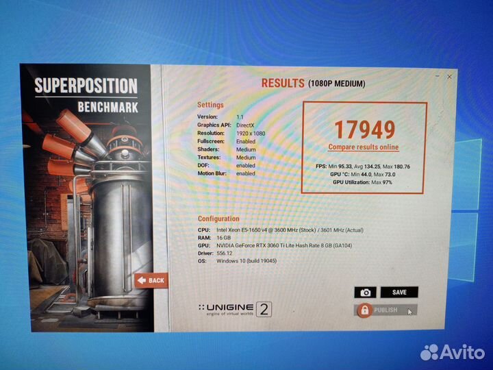 Rtx 3060ti palit (LHR)