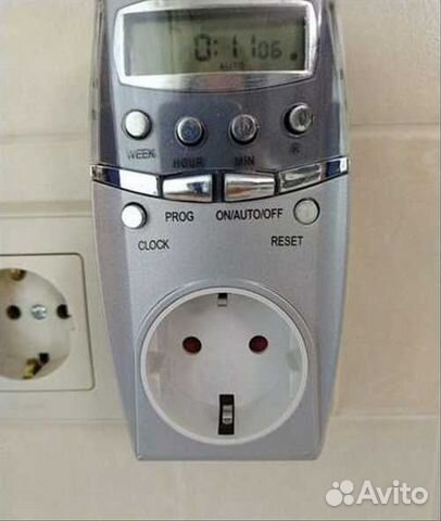 Таймер недельный цифровой