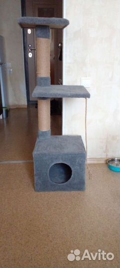 Домик для кошки с когтеточкой