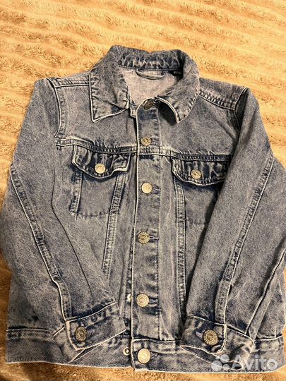 Джинсовая куртка для мальчика 116
