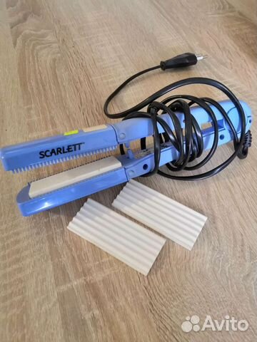 Выпрямитель утюжок гофре для волос