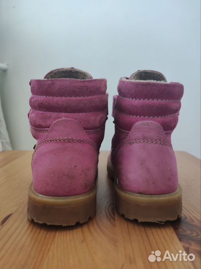 Ботинки кожаные демисезонные 25 для девочки