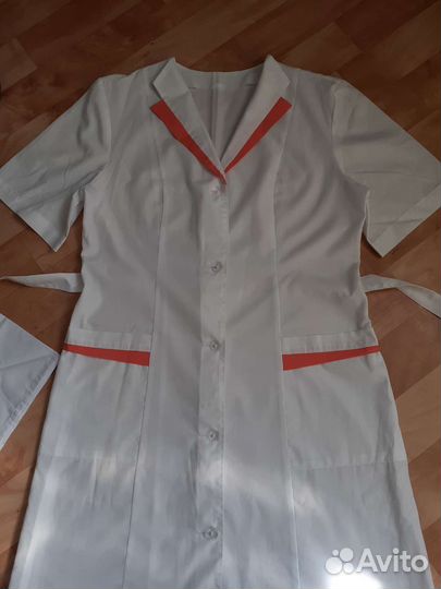 Халат белый медиц.р44-46,новый