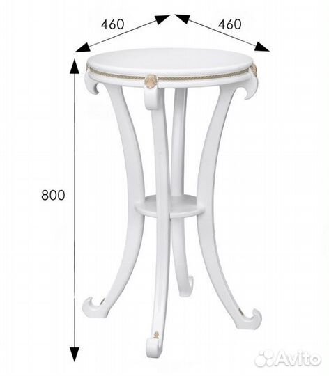 Подставка Глория молочный дуб (5799-000)
