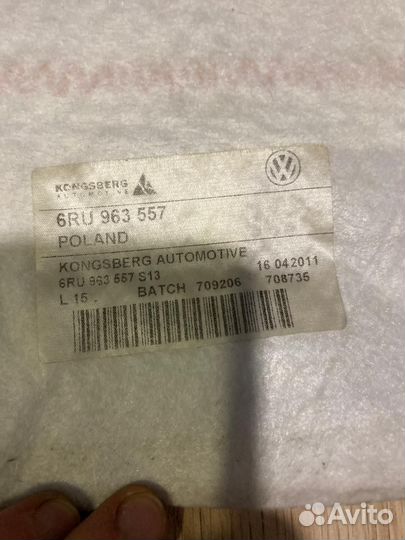 Подогрев сиденья VW Polo