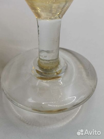 Бокалы фужеры Янтарное стекло СССР 5 шт