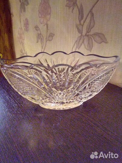 Хрусталь -ладья большая СССР