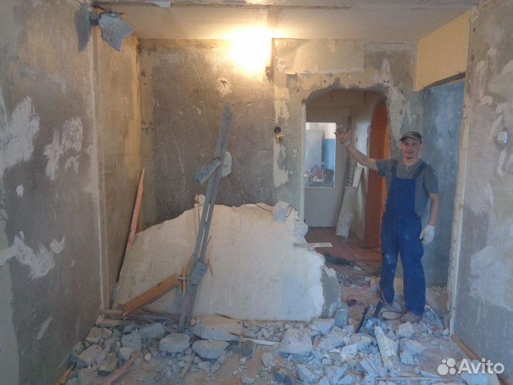 Демонтажные работы, Демонтаж квартир