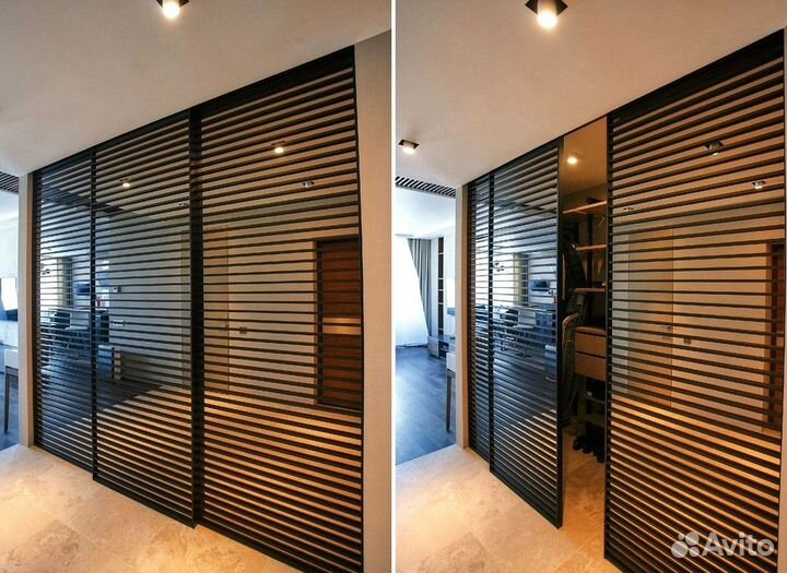 Межкомнатная перегородка из реек