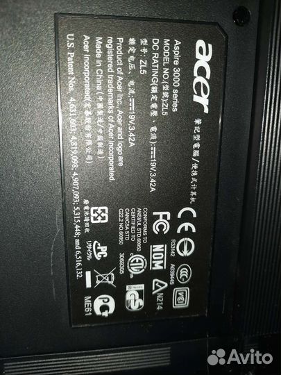 Ноутбук acer