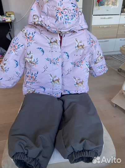 Детский демисезонный костюм на девочку