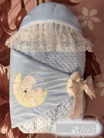 Зимний конверт на выписку 