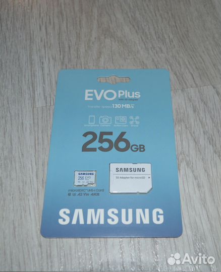 Карта памяти microsdxc Samsung EVO plus 128\256 гб