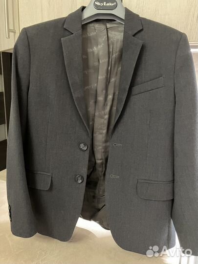 Пиджак школьный скай лайк 152 Персей