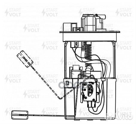 Модуль топл. насоса для а/м Mazda 6 GG (02)
