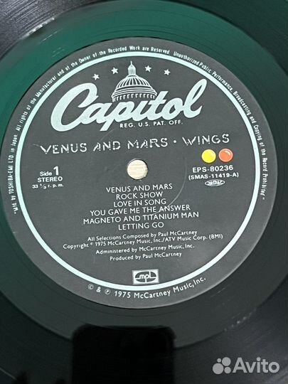 Wings – Venus And Mars (6309)