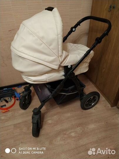 Коляска 2 в 1 эко кожа