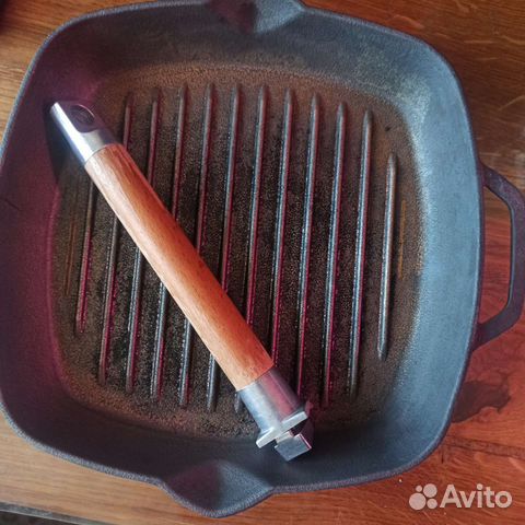 Чугунная сковорода гриль