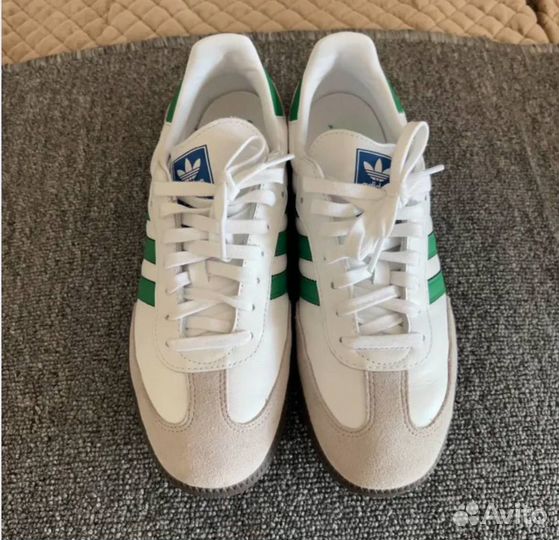 Adidas Samba OG White Green оригинал