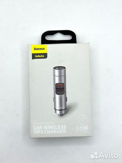 Автомобильное зу с FM-трансмиттером 2USB