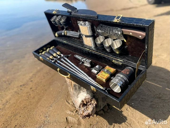 Шашлычный набор в кейсах/ чехлах