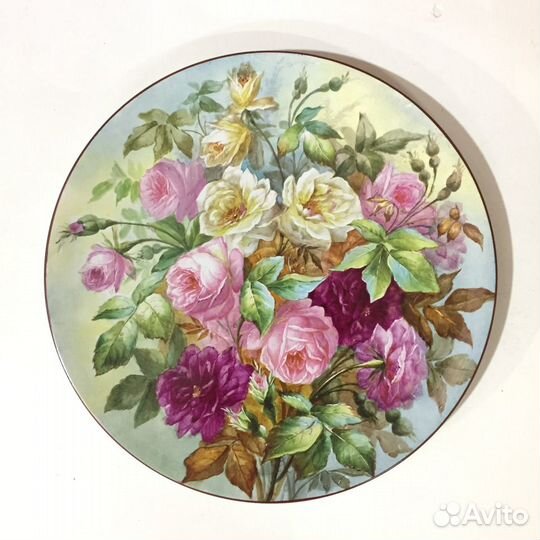 Настенные парные блюда.Цветы Pexonne Франция Живоп