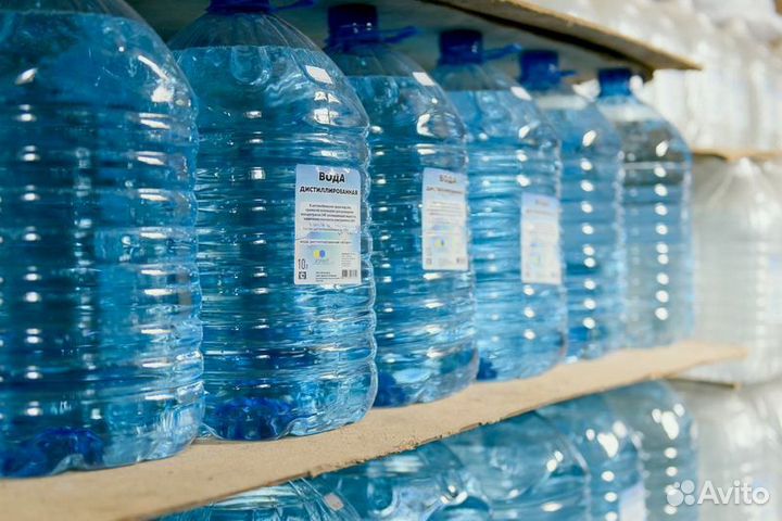 Вода дистиллированная 10л