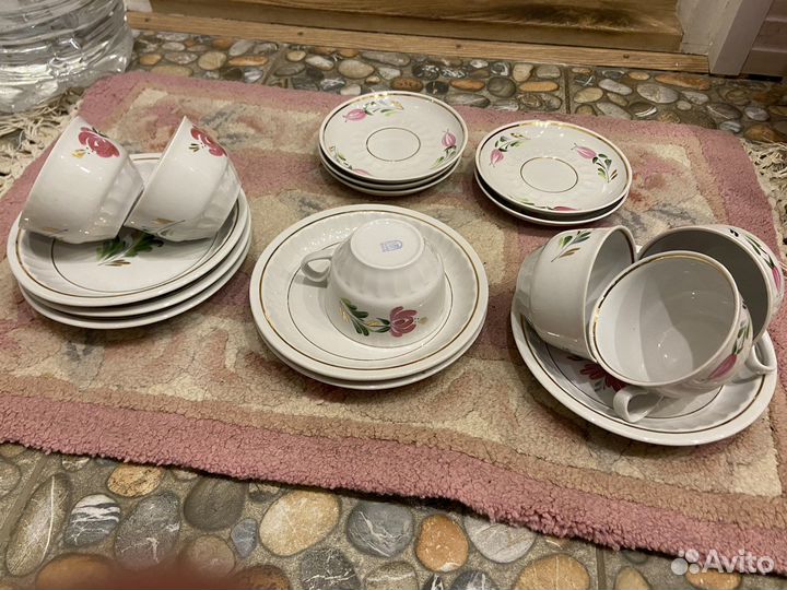 Сервиз кофейный и чайники заварочные